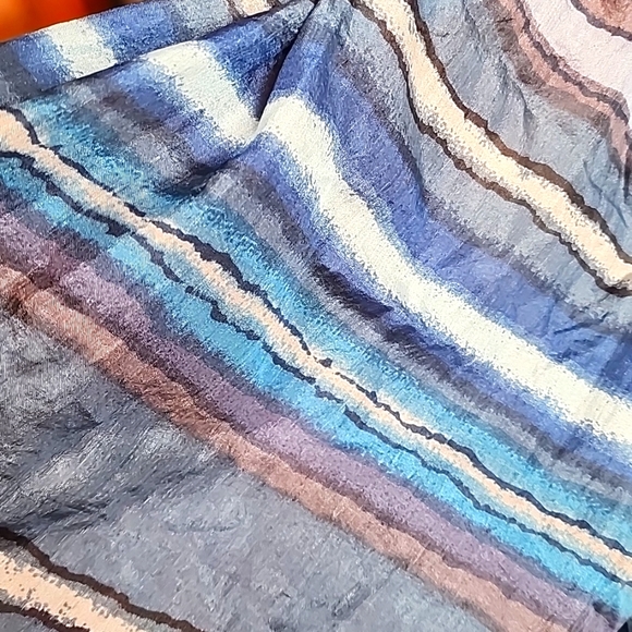 ⚡️5 For $10⚡️Blue vintage scarf lot - Picture 2 of 5